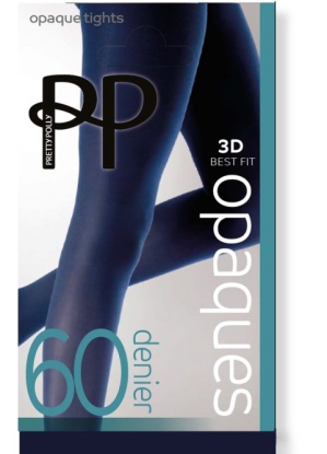 Pretty Polly 3D Best Fit Premium Opaque 60 Denier Tights